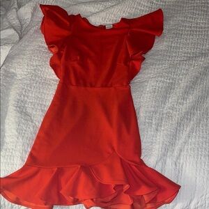 Selfie Leslie Vibrant Red Dress